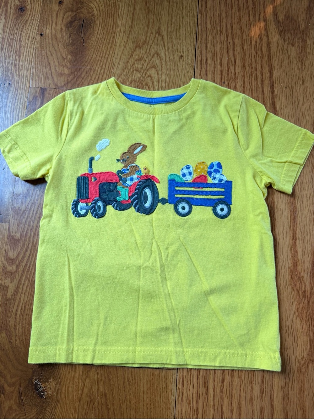 Mini Boden Yellow Kids' Bunny Tractor Tee